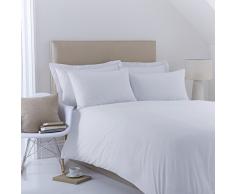 Charlotte Thomas Unifarbene Perkal-Bettwäsche für Doppelbett, weiß