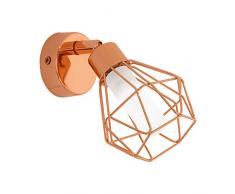 EGLO ZAPATA Spot, Stahl, Wandleuchte, 3 W, kupfer