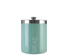 Premier Housewares Liberty Brotkasten Pistazie, Emaille, Edelstahl, GrÃ¼n, 22x22x30