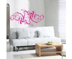 INDIGOS 4052166087650 Wandtattoo w479 Pflanze Tribal Wandaufkleber 120 x 58 cm, rosa