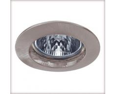 Paulmann 17945 Einbauleuchte Premium Line 51 mm Einbaustrahler Eisen gebürstet Einbaulampe max. 1x50W Einbaulicht Niedervolt 12V Einbauspot GX53 Außen Deckenleuchte, Aluminium, GU5.3, Silber