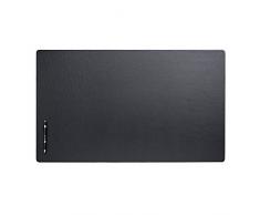 Dacasso Leatherette Schreibtisch, Kunstleder, Schwarz, 86.36 x 50.8 x 0.64 cm