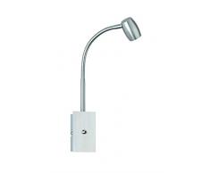 Trio Leuchten Wandspot 803080107 Michael, Metall Nickel matt, exkl. 1 x GU10, Flexarm