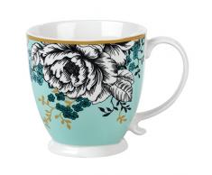 CAMBRIDGE cm05451 Kensington Albany Duck Egg Becher aus feinem Porzellan, Mehrfarbig