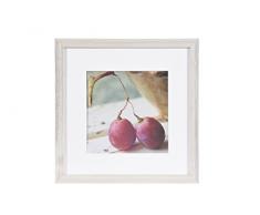 Henzo Deco 30x30 Weiss Bilderrahmen, Holz, 33 x 33 x 2 cm