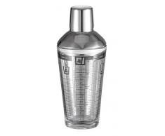 Visol Products Soiree Recipe Cocktail Shaker, 12 oz, Glass