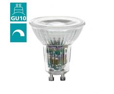 EGLO LED GU10 dimmbar, LED Spot dimmbar, 5 Watt (entspricht 50 Watt), 400 Lumen, GU10 LED warmweiß, 3000 Kelvin, LED Leuchtmittel, Spot LED GU10, Ø 5 cm