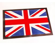 Hanse Home Fußmatte Schmutzfangmatte Union Jack Blau Rot Weiß, 40x60 cm