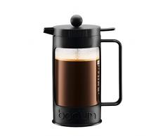 Bodum BEAN Kaffeebereiter für 8 Tassen (Press Filter System, Isoliert, Auslaufschutz, 1,0 liters) schwarz