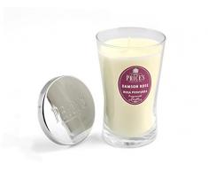Prices Candles cjl010347 groß Damson Rose Signatur Jar Kerze, weiß