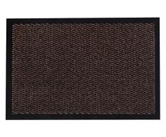 andiamo Schmutzfangmatte, Fußmatte aus Polypropylen - Indoor/Outdoor geeignet - in 60 x 80 cm Braun - 5 mm Höhe