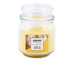 pajoma Duftkerze Vanilla Cupcake Sweet Edition im Bonbonglas, 248 g, Premium Kerze zum verschließen, für Circa 55 Stunden
