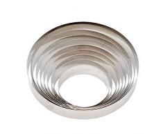 DECORA 0063722 TORTENRING RUND AUS Edelstahl Ø 22X4H cm