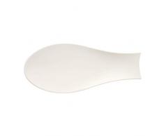Villeroy & Boch Flow Fischteller, 43 x 19 cm, Premium Porzellan, Weiß