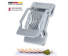 Westmark Eierteiler, Aluminiumdruckguss/Rostfreier Edelstahl, 14 x 8 x 3 cm, Justus, Silber, 10402260