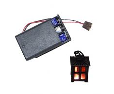 Alfred Kolbe Krippen AM 12 Weihnachtskrippen Zubehör Batteriebox mit LED-Zinn-Laterne 4, 5V