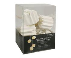 Lum & Co Dekorative Lichterkette, 10 Stück, weiß