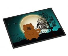 Carolines Treasures Halloween Scary Chow Red Indoor or Outdoor Mat 24x36 BB2332JMAT, 24 x 36 Multicolor