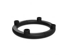 Cooee Design kerzenhalter, Keramik, Schwarz, 26 cm