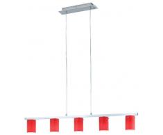 EGLO 88547 Pendelleuchte, Metall, G9, grau