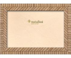 Natalini BIANTE Rovere 10X15 Bilderrahmen mit Unterstützung für Tisch, Tulipwood, Eiche, 10 X 15 X 1,5