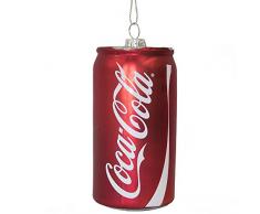 Coca-Cola Kurt Adler Dekofigur Dose, Glas, 10,2 cm