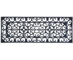 Esschert Design RB110 Türmatte, Gummi, grau, 119.5 x 45 x 1.8 cm