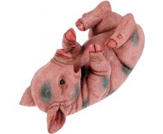 Nemesis Now Guzzlers Weinflaschenhalter, Schwein, 21 cm, Rosa