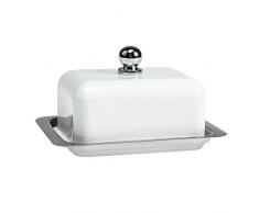 Contento 672176 Butterdose Edelstahl weiÃ