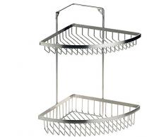 kela Eckregal Galant 30x22x34cm aus Edelstahl in Silber, 30 x 34 x 22 cm