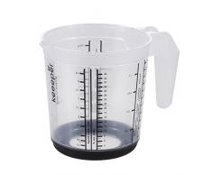keeeper Messkanne mit Anti-Rutsch-Funktion, 1 l, Massimo, Graphit Grau