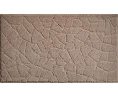 Linea Due Badteppich, 100% Polyester, Magicsoft Natur, Choco Cream, 60 x 100 cm