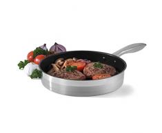 SALTER BW06736 Bratpfanne der Timeless-Kollektion aus Edelstahl, 24 cm
