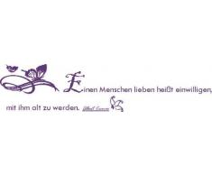 INDIGOS 4051719333855 Wandtattoo, Vinyl, violett, 60 x 10 x 10 cm