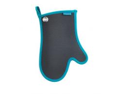PROGRESS Ofenhandschuh, Textil, Teal/Schwarz, 20.5 x 30 x 25 cm
