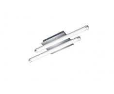 Reality Leuchten Deckenleuchte, Metall, Integriert, 4.5 W, Chrom, 13 x 50 x 5 cm