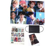 BTS bangtan Jungen – 12 Foto Poster (41,9 x 29,7 cm) + 1 Aufkleber + 5 Fotos (10,2 x 7,6 cm) (0. BTS)