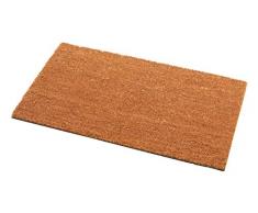 Addis Helmsley Fußmatte, sehr saugfähig, 100% KOKOSFASER mit PVC-Rückseite – 70 x 40 cm – Natur, aus natürlicher Kokosfaser