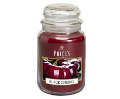 Price s Kerzen groÃ Jar Black Cherry