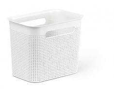 Rotho Brisen Aufbewahrungsbox 7 l, Kunststoff (PP), Weiß, 7 Liter (26,2 18 x 21 cm)
