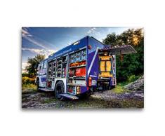 Premium Textil-Leinwand 75 x 50 cm Quer-Format GKW THW Braunschweig | Wandbild, HD-Bild auf Keilrahmen, Fertigbild auf hochwertigem Vlies, Leinwanddruck von Markus Will