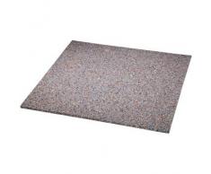 Xavax Anti-Vibrationsmatte für Waschmaschinen und Trockner (60 x 60 cm, Gummimatte, dämpft Vibrationen und Schall, Antirutsch-Matte, Waschmaschinen-Unterlage) grau