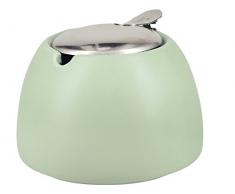 LA CAFETIÈRE Barcelona Zuckerdose, 450 ml, Keramik, grün, 25.000 x 25.000 x 10.000 cm