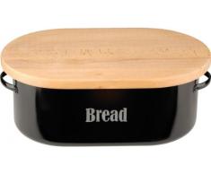 Rayware Ltd Typhoon Brotkasten Vintage, schwarz