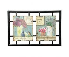 Ambiente Haus 84618 Doppel Metallbild Vasen 53 x 35 cm