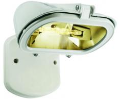 Elro 10.036.85 Halogenstrahler 120W, Metall E27, weià 14.7 x 15.4 x 24.1 cm