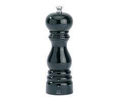 Peugeot 23713 Paris Salzmühle Holz, 5,7 x 5,7 x 18 cm, schwarz lackiert