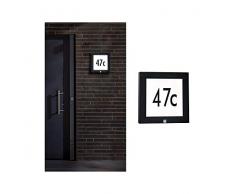 Paulmann 94254 Outdoor Panel LED Außenleuchte eckig incl. 1x9 Watt Anthrazit Aluminium 3000 K Warmweiß, 9 W