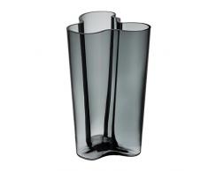 Iittala Alvar Aalto Vasen, Glas, Grau, 20 x 19 x 25 cm