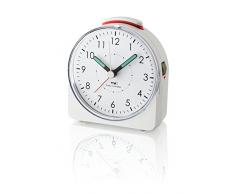 TFA Dostmann Wecker, Kunststoff, Weiß, 10.2 x 4.6 x 11 cm